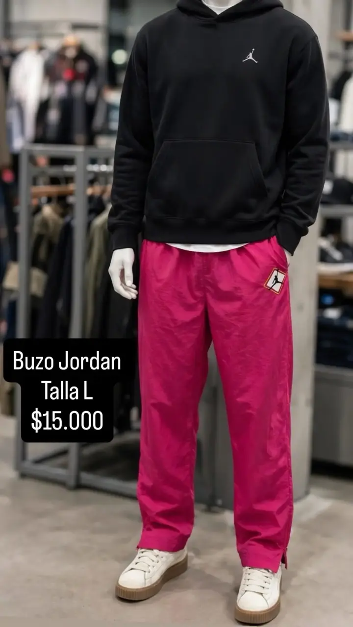 Buzo Jordan para hombre talla L color negro