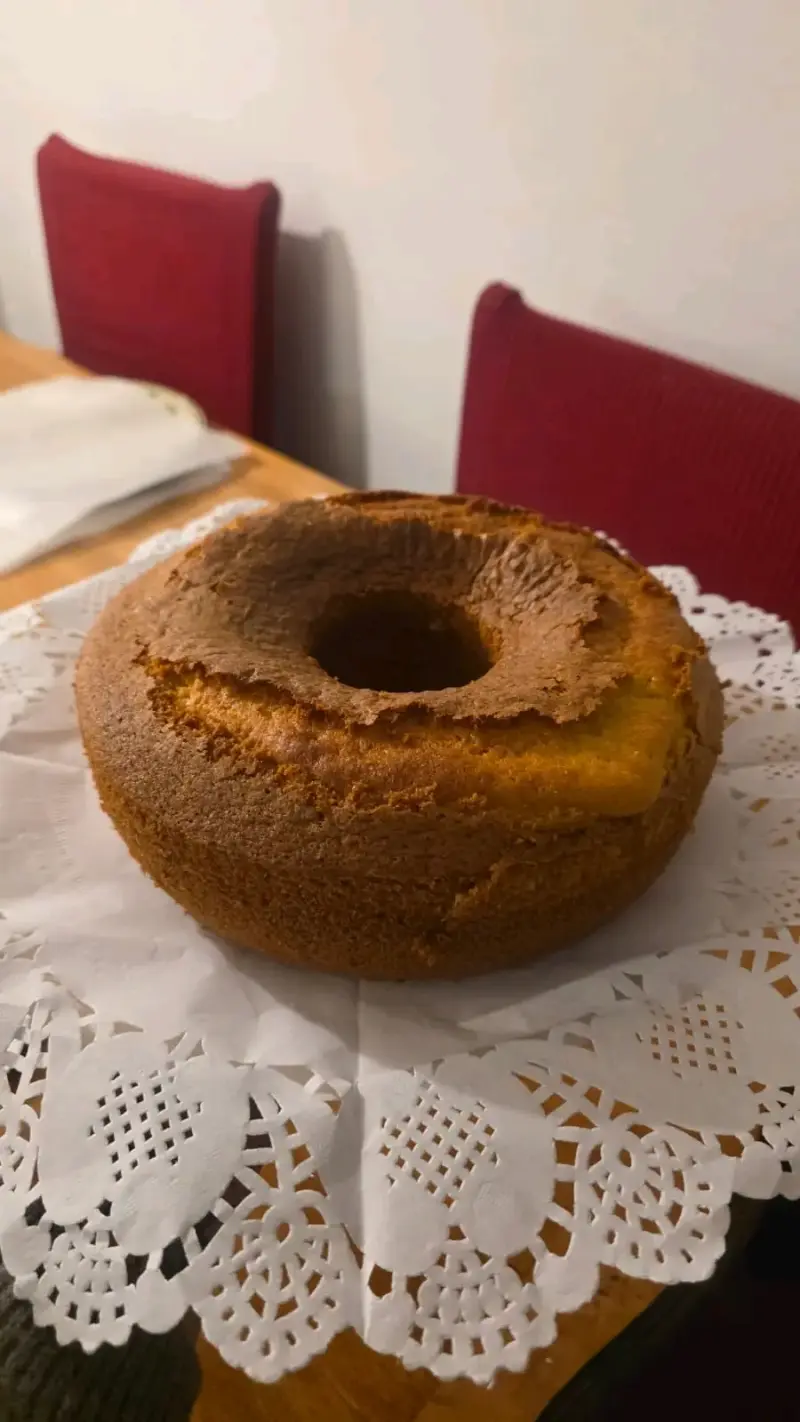 Queque casero de chocolate y vainilla
