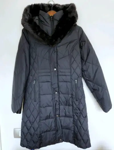 Parka larga con capucha Mujer - miniatura 1