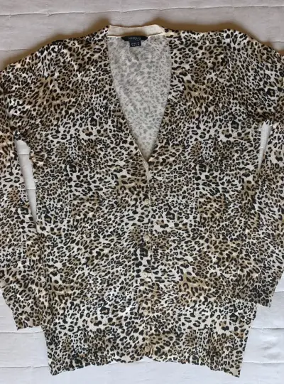 Chaleco de mujer estampado animal print talla M - miniatura 1