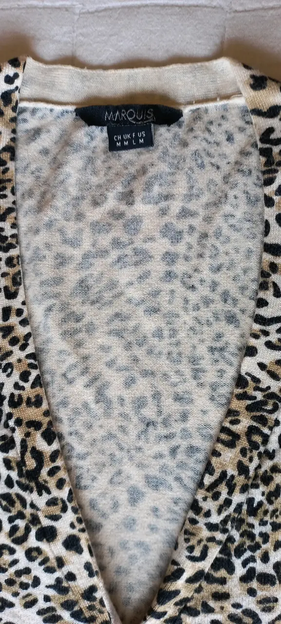 Chaleco de mujer estampado animal print talla M - 2