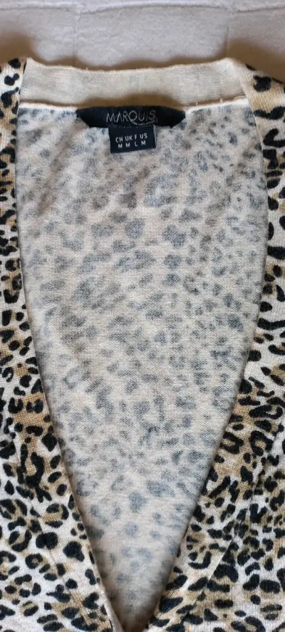 Chaleco de mujer estampado animal print talla M - miniatura 2