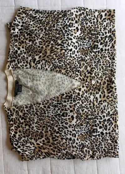 Chaleco de mujer estampado animal print talla M - miniatura 4
