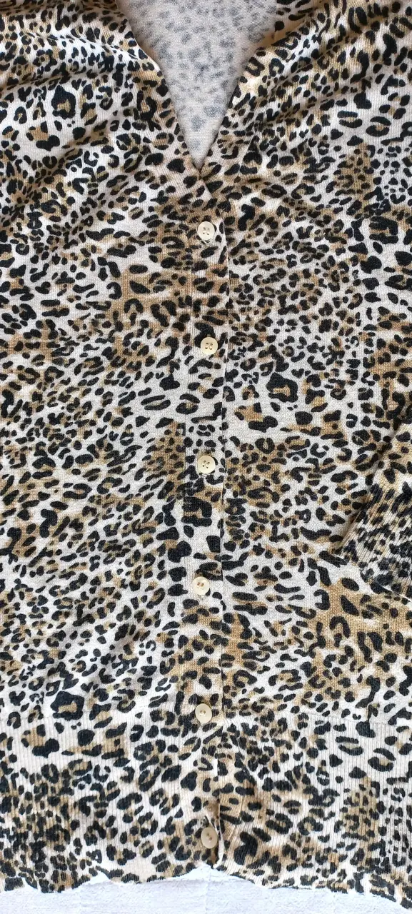 Chaleco de mujer estampado animal print talla M - 5