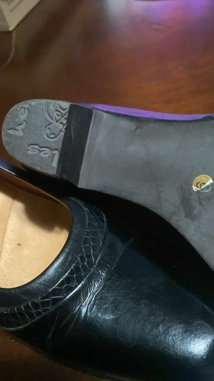Zapatos de cuero negros para mujer - 4