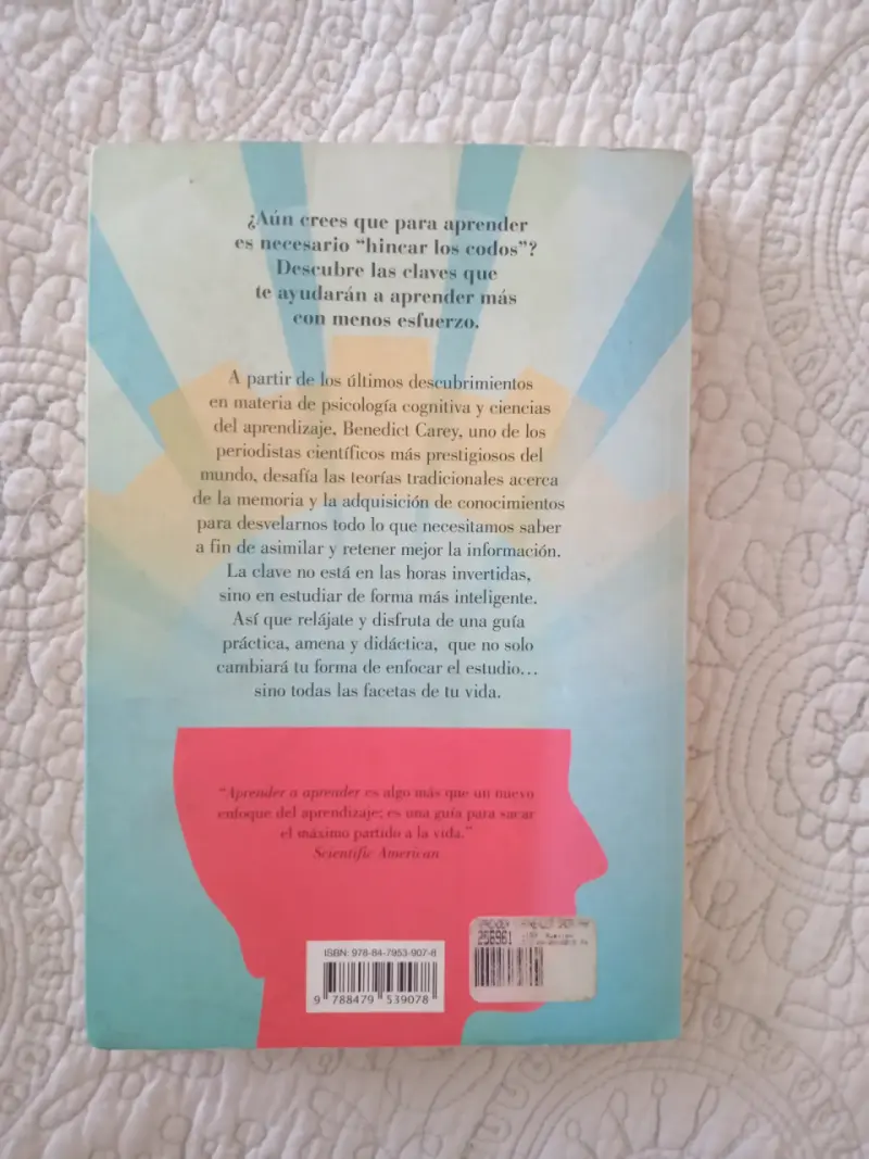 Libro 'Aprender a Aprender' de Benedict Carey - 2