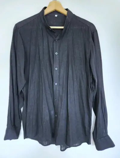 Camisa de hombre lino casual - miniatura 1