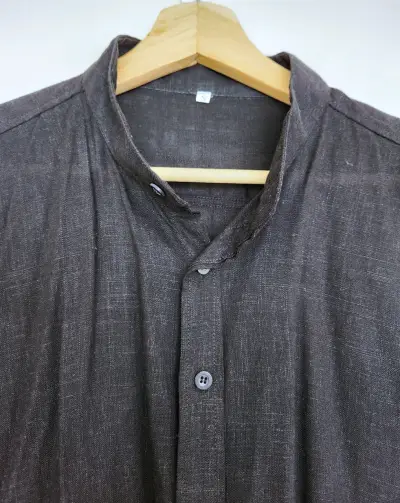 Camisa de hombre lino casual - miniatura 3