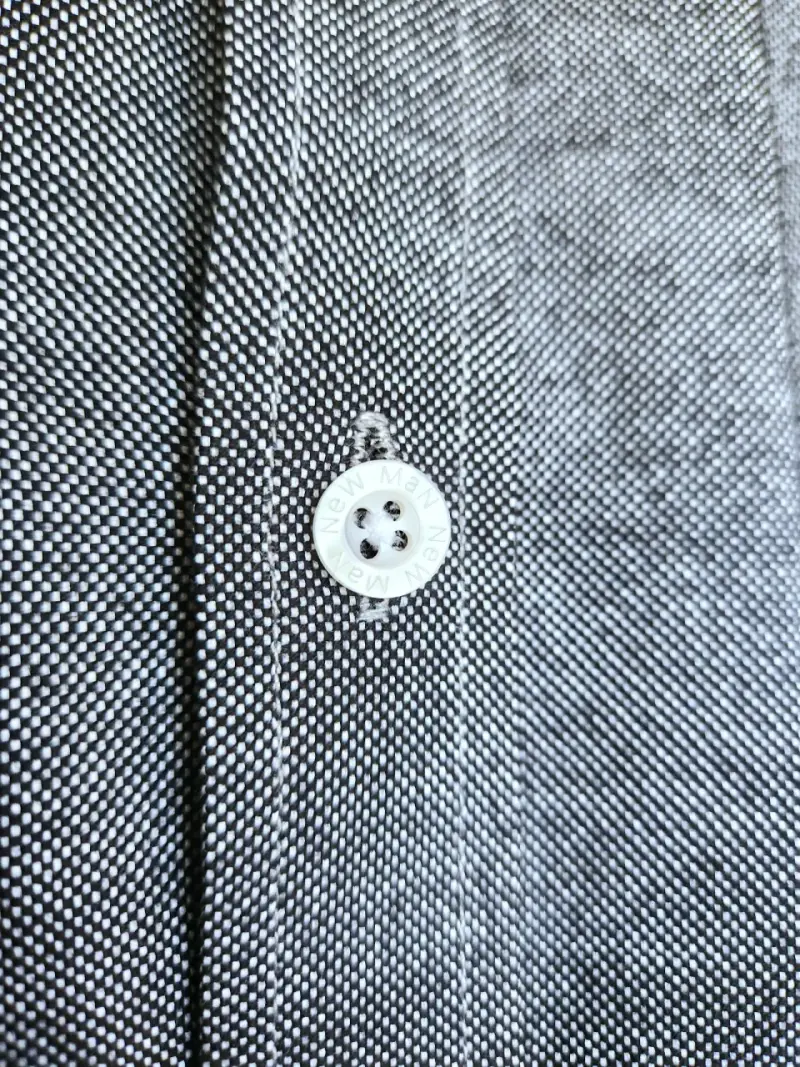 Camisa gris de hombre Newman manga larga - 4