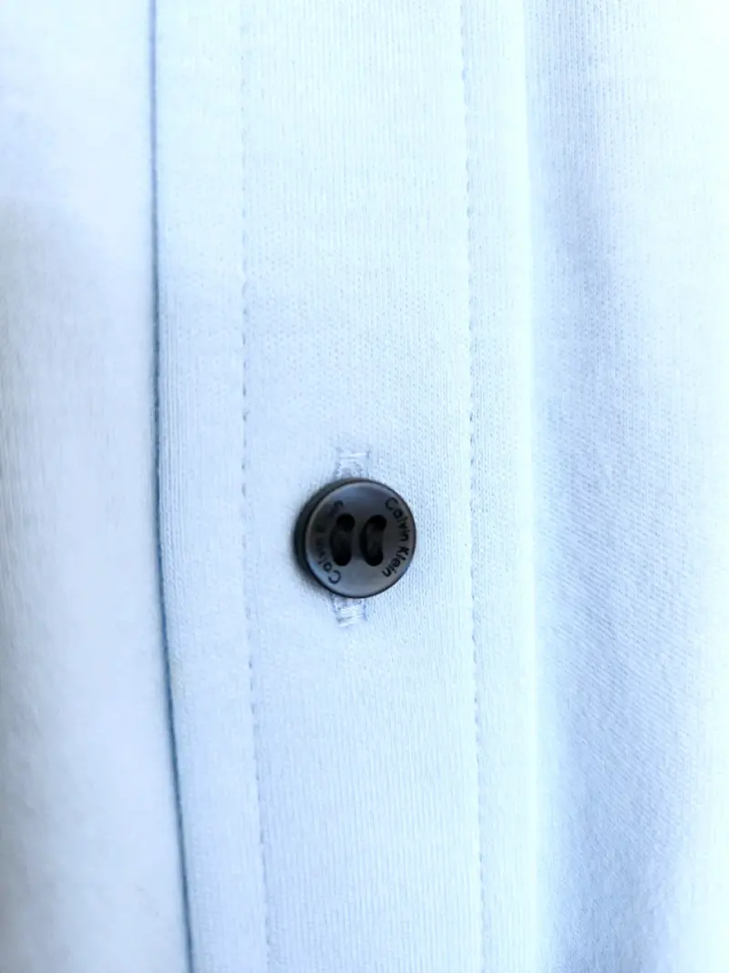 Camisa Calvin Klein celeste para hombre - 4