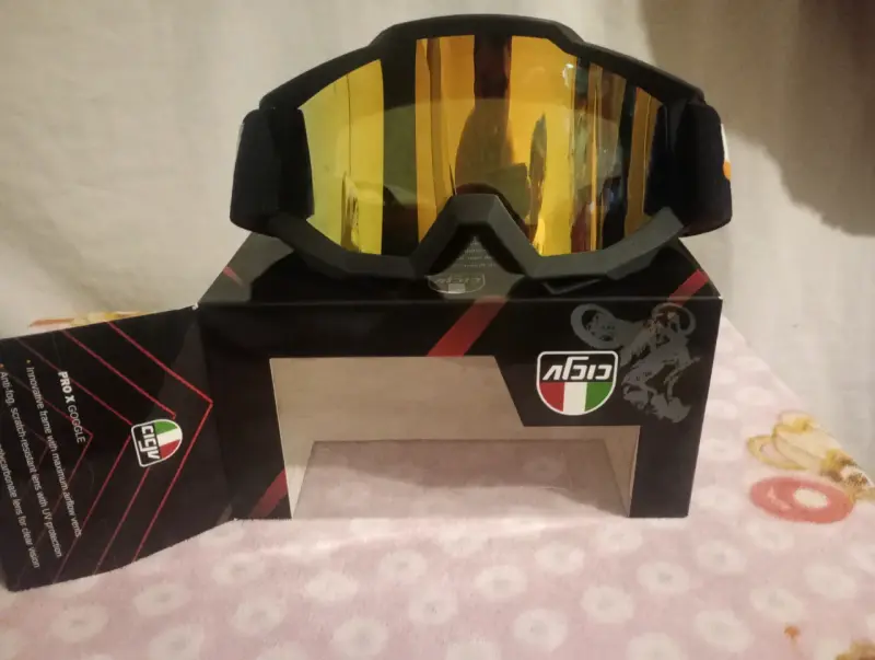 Gafas de motocross CGL Pro-X con lentes amarillos - 2