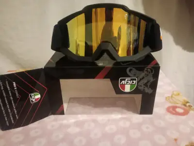 Gafas de motocross CGL Pro-X con lentes amarillos - miniatura 2