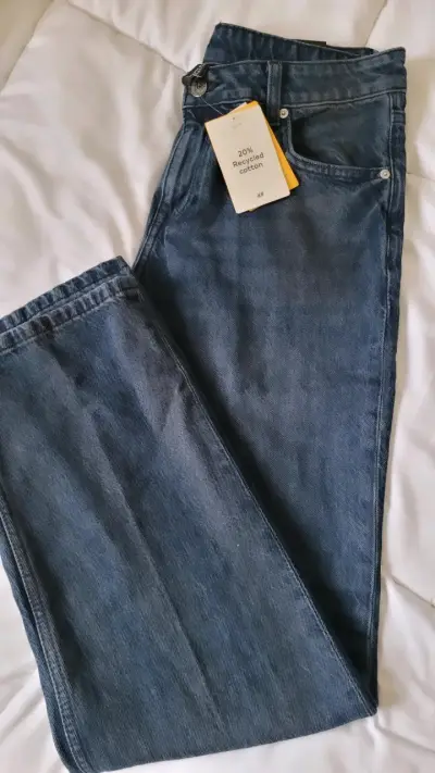 Jeans  H&M mujer Talla 38 recto nuevo - miniatura 1