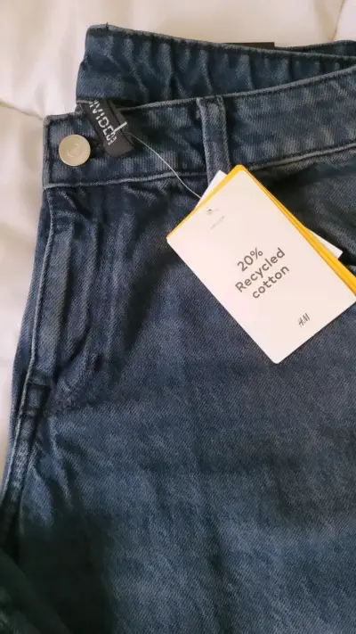 Jeans  H&M mujer Talla 38 recto nuevo - miniatura 5