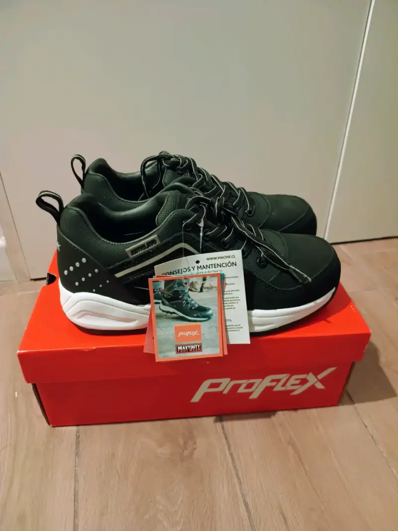 Zapatillas De Seguridad Negras Proflex Nuevas - 3