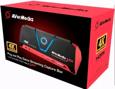 Capturadora de Video AVerMedia 4K Live Gamer Portable 2 Plus - miniatura 1