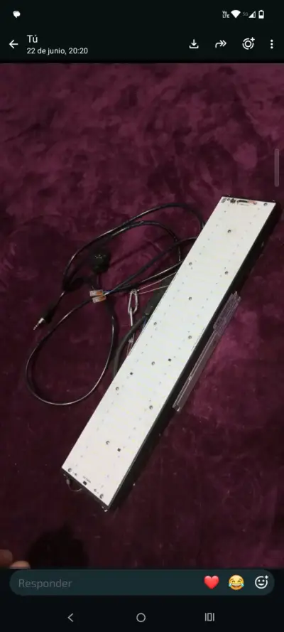 Panel LED de cultivo con cableado - miniatura 1