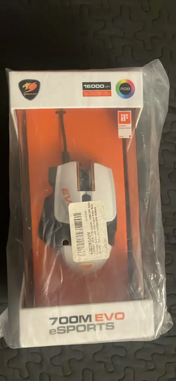 Mouse Gamer Cougar 700M EVO RGB 16000 DPI - 1