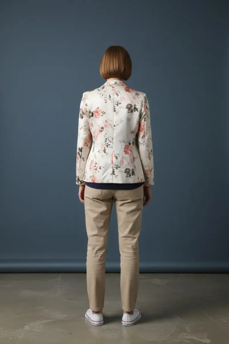 Blazer floral para mujer elegante y moderno - 2