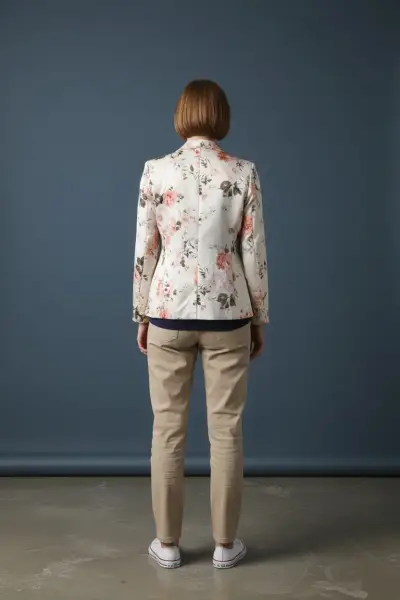 Blazer floral para mujer elegante y moderno - miniatura 2