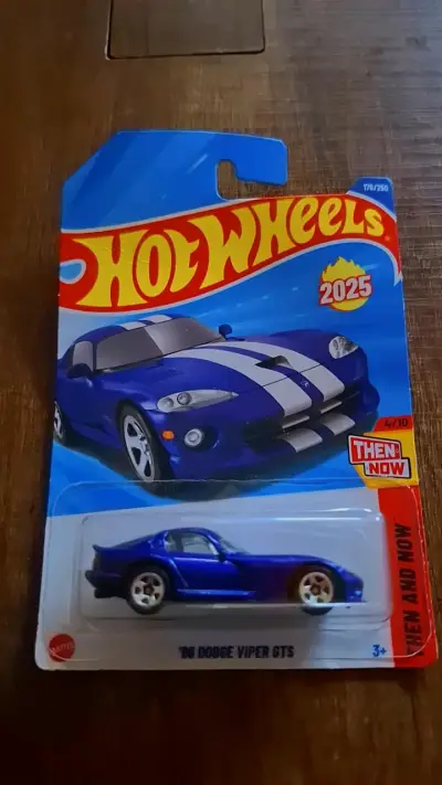 Hot Wheels '96 Dodge Viper GTS azul - miniatura 1