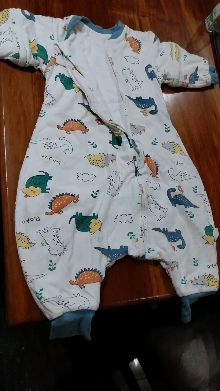 Enterito de bebé con diseño de dinosaurios - 1