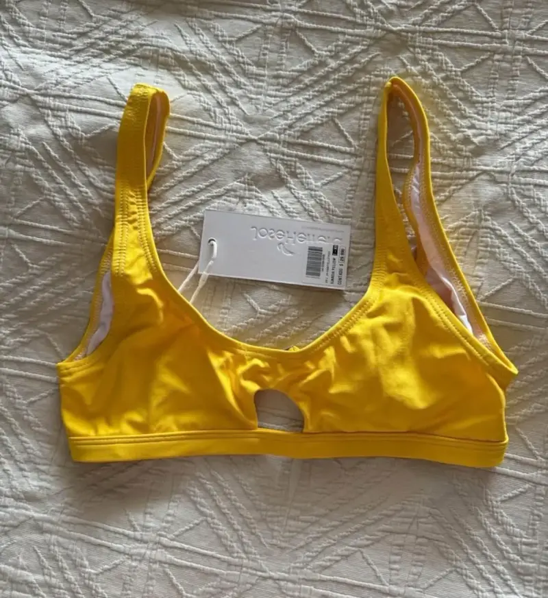Top de bikini amarillo JOSEHERRERA