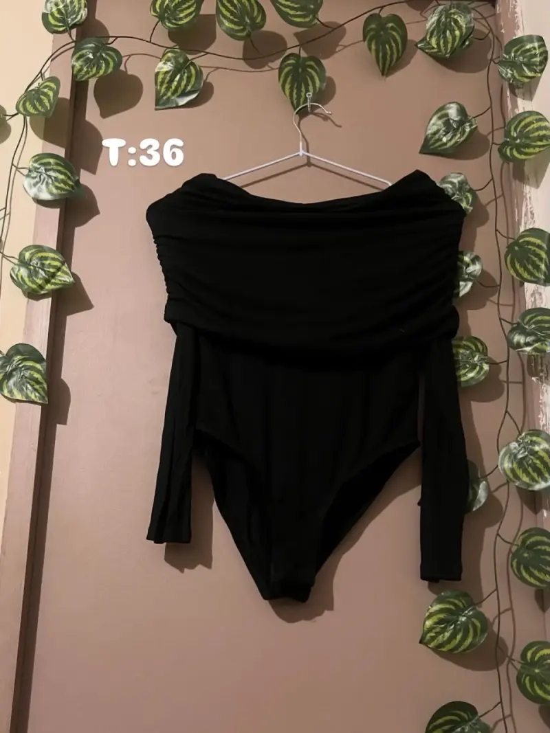 Body negro elegante talla 36