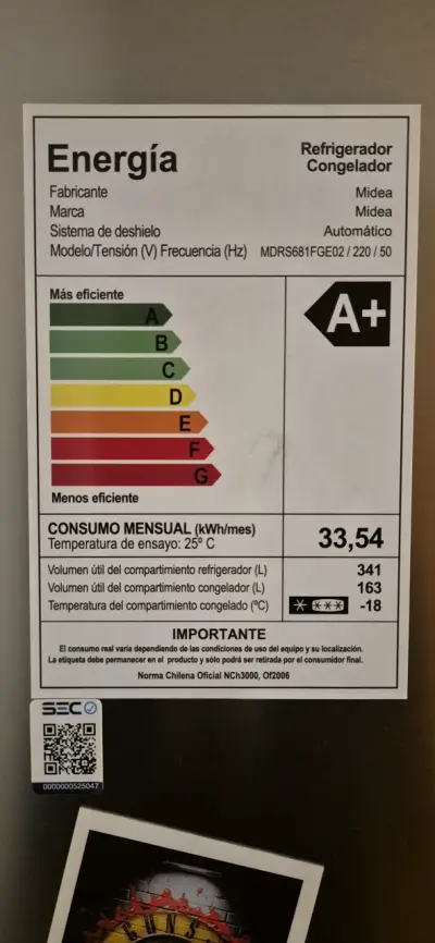 Refrigerador Side by Side Midea con Dispensador - miniatura 2