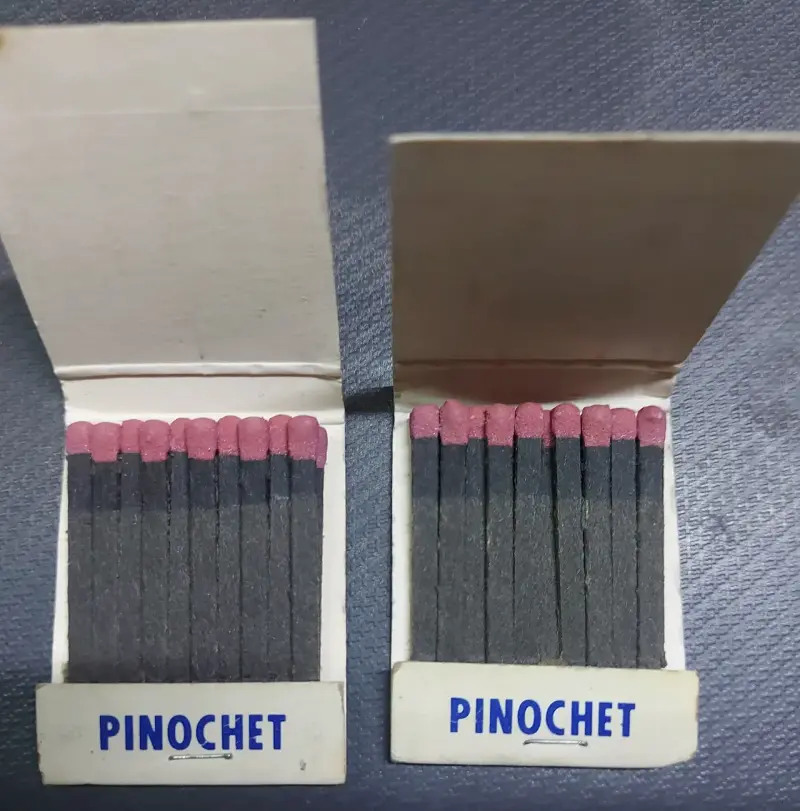 Cajas de fósforos vintage Pinochet 'Sí' - 2