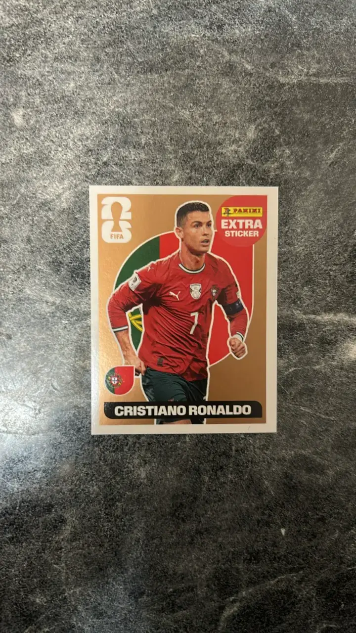 Lámina Panini Cristiano Ronaldo FIFA 2026