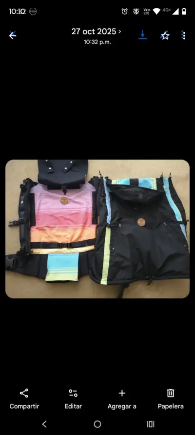 Mochila Ergonómica Alborde + cobertor impermeable - miniatura 2