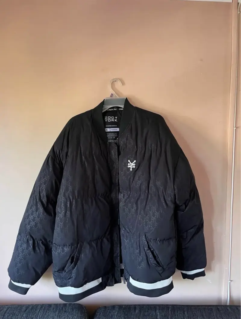 Chaqueta bomber negra Zoom York XL
