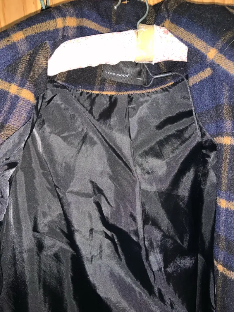 Abrigo cortó paño vero moda L - 3