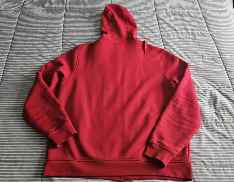 Polerón con capucha rojo Lacoste XL - 5
