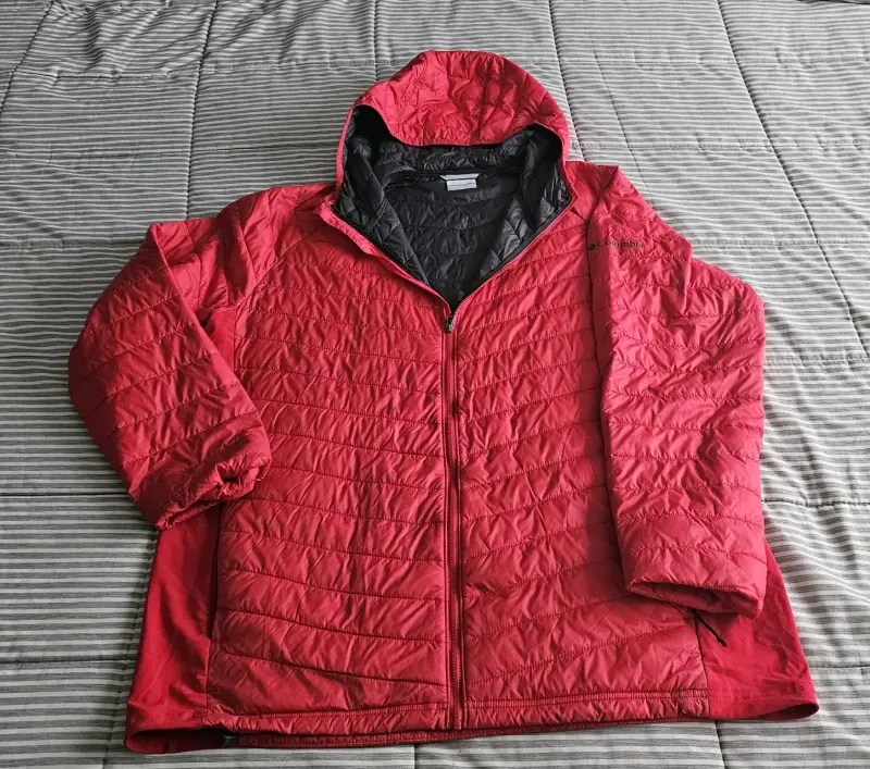 Chaqueta Columbia roja XL Amplia - 1