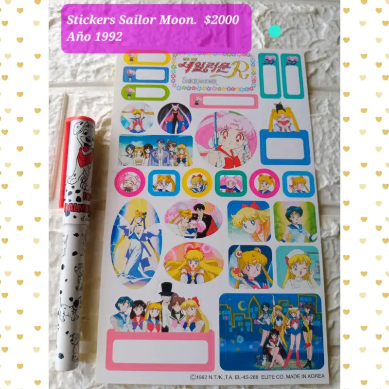 Stickers vintage de Sailor Moon 1992 - 3