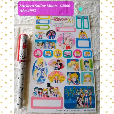 Stickers vintage de Sailor Moon 1992 - miniatura 3