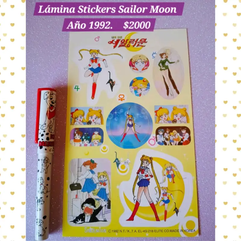 Stickers vintage de Sailor Moon 1992 - 5