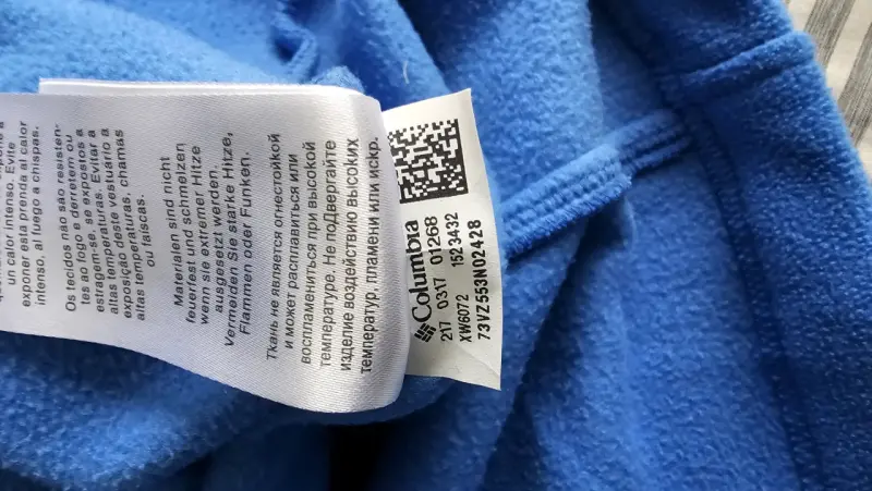 Chaqueta polar azul Columbia 2XL - 4