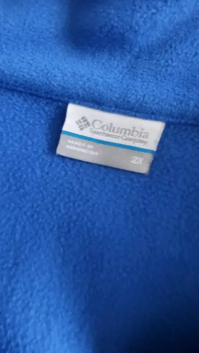 Chaqueta polar azul Columbia 2XL - miniatura 6