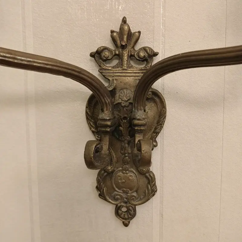 Apliques de pared vintage de bronce - 3