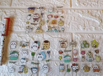 Maletita de Stickers Chiikawa con 3 láminas - miniatura 3