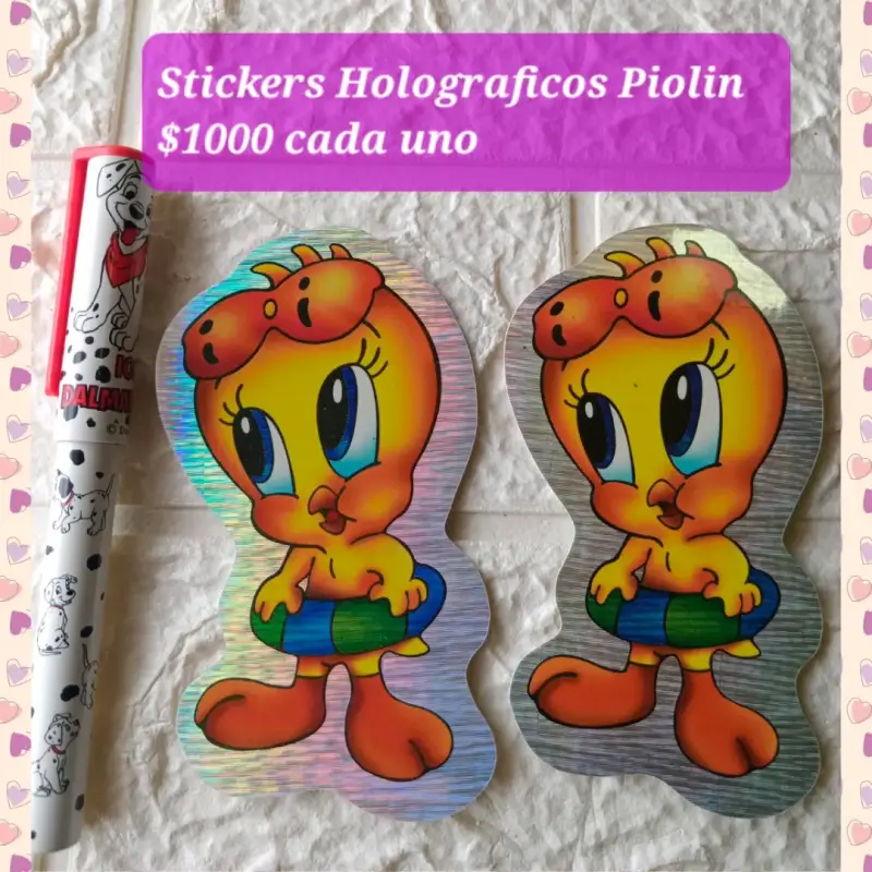 Stickers holográficos de Piolín - 3
