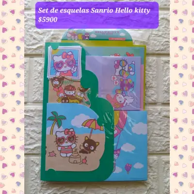 Set de Esquelas Sanrio Hello Kitty - miniatura 1