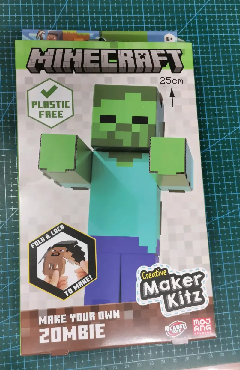 Kit creativo Minecraft Zombie 25cm - 1