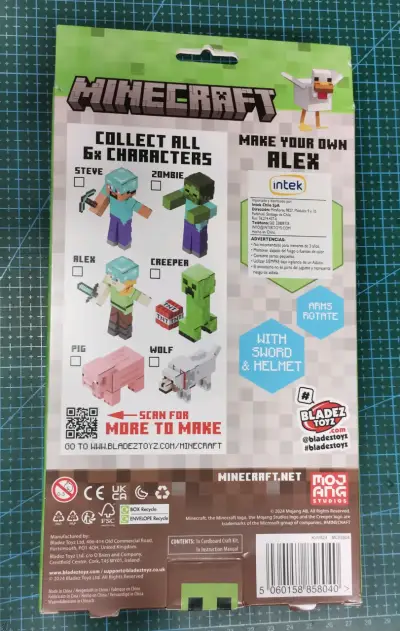 Kit de construcción Minecraft Alex 24cm - miniatura 2