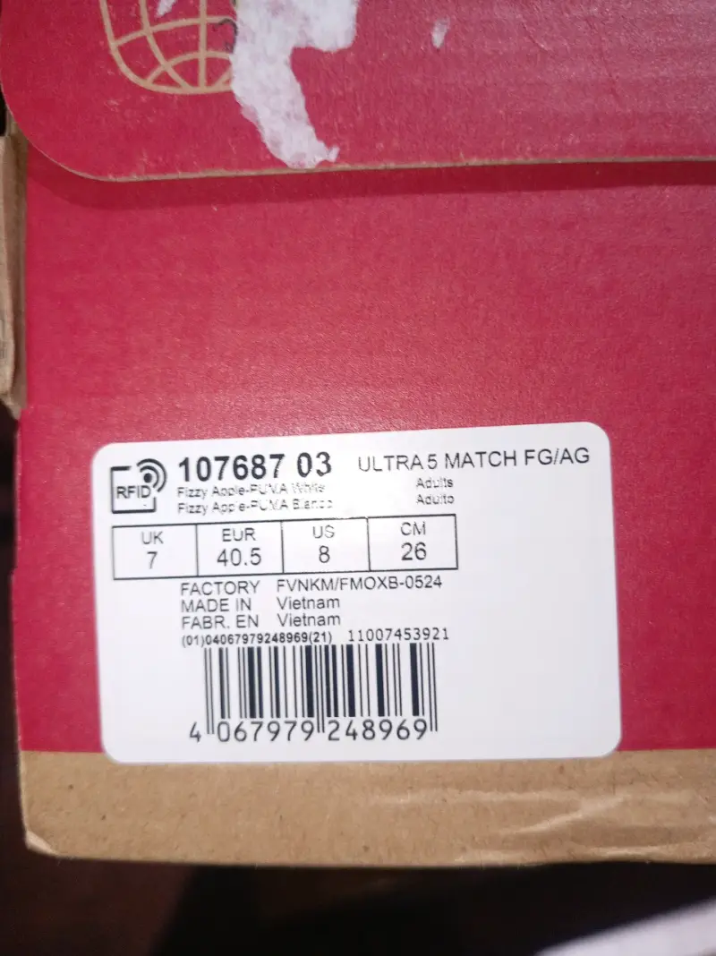 Zapatillas de fútbol Puma Ultra 5 Match FG/AG - 1