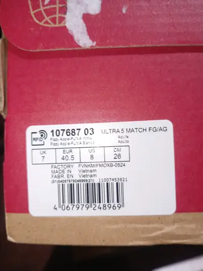 Zapatillas de fútbol Puma Ultra 5 Match FG/AG - miniatura 1