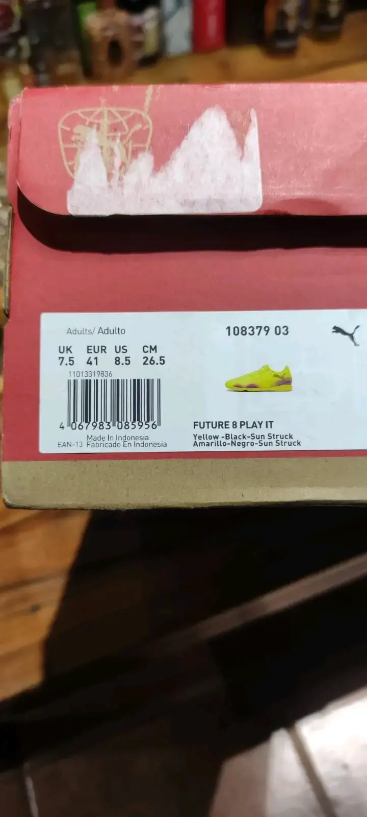Zapatillas Puma Future 8 Play It Amarillas - 1